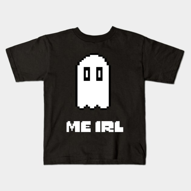 Napstablook "Me Irl" Kids T-Shirt by BlaxLeown